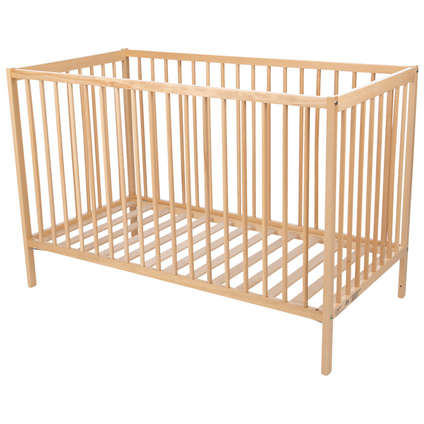 Lit en bois Tiny 60x120cm - Vernis - Prémaman