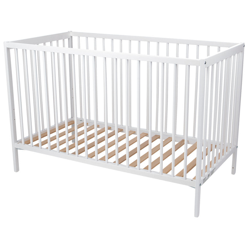 Tiny Wooden Bed 60x120cm - White - Prémaman