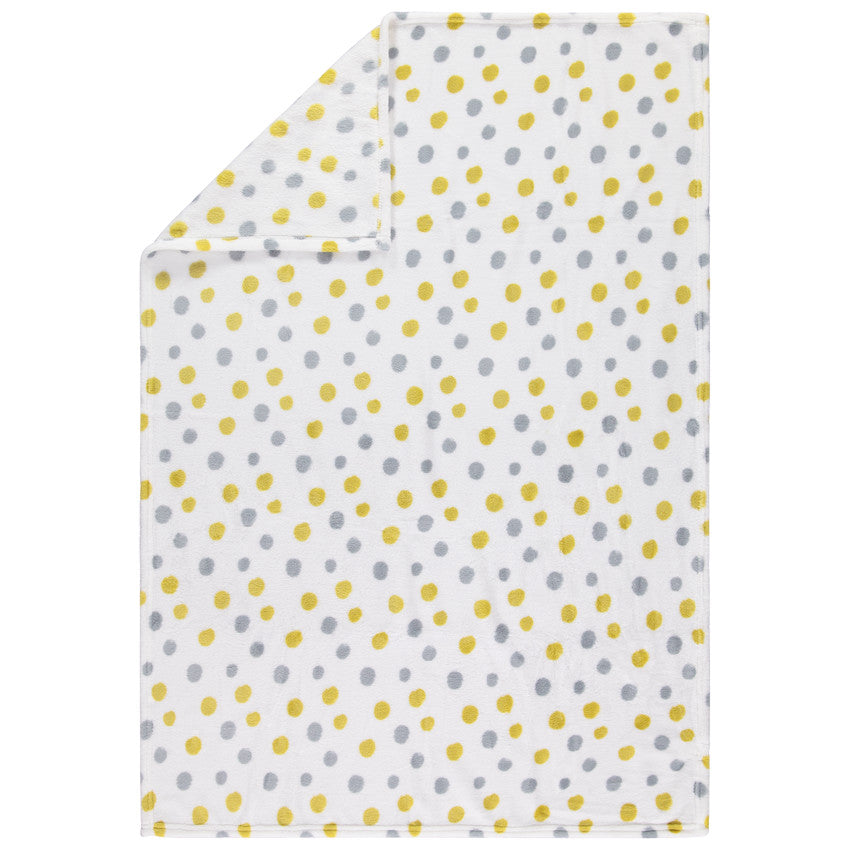 Polka dot print sherpa blanket - Maternity