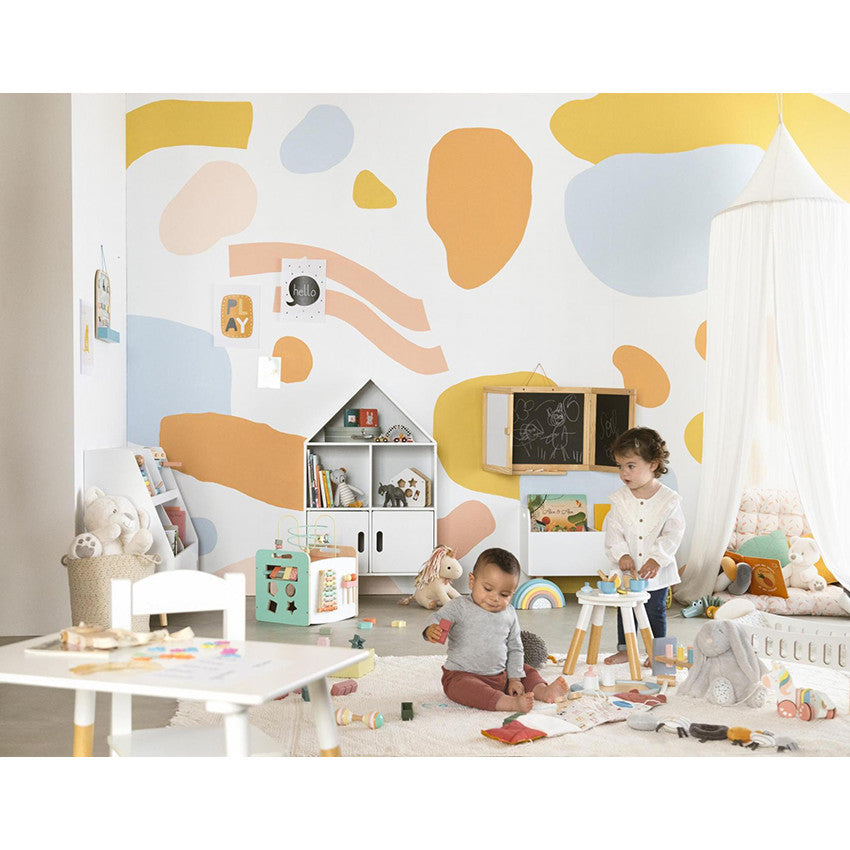 Bibliothèque en forme de maison avec 2 portes - Prémaman