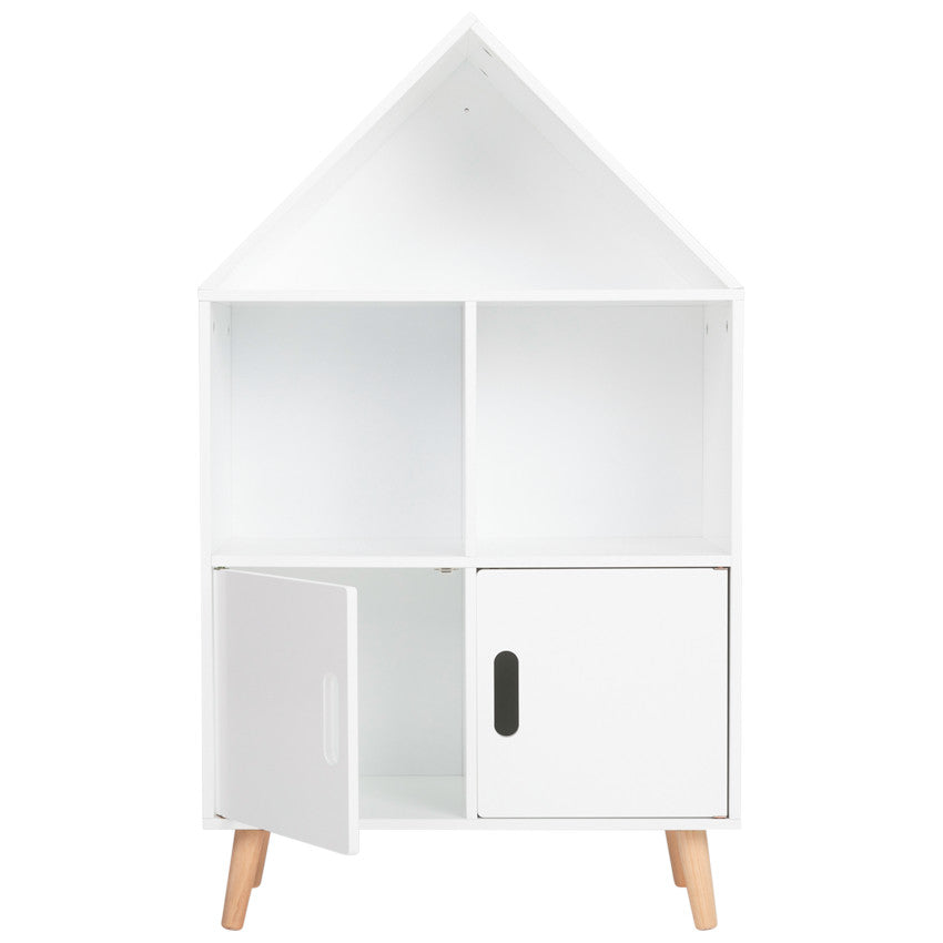 House-shaped bookcase with 2 doors - Maternity