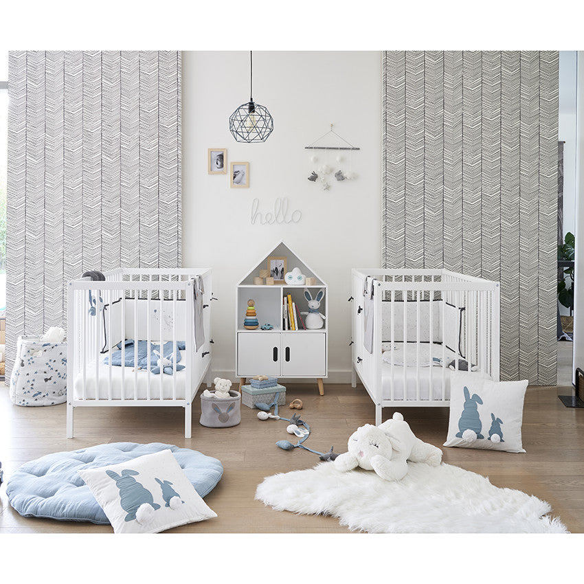 Tapis en fausse fourrure forme nuage 80x120 cm - Prémaman