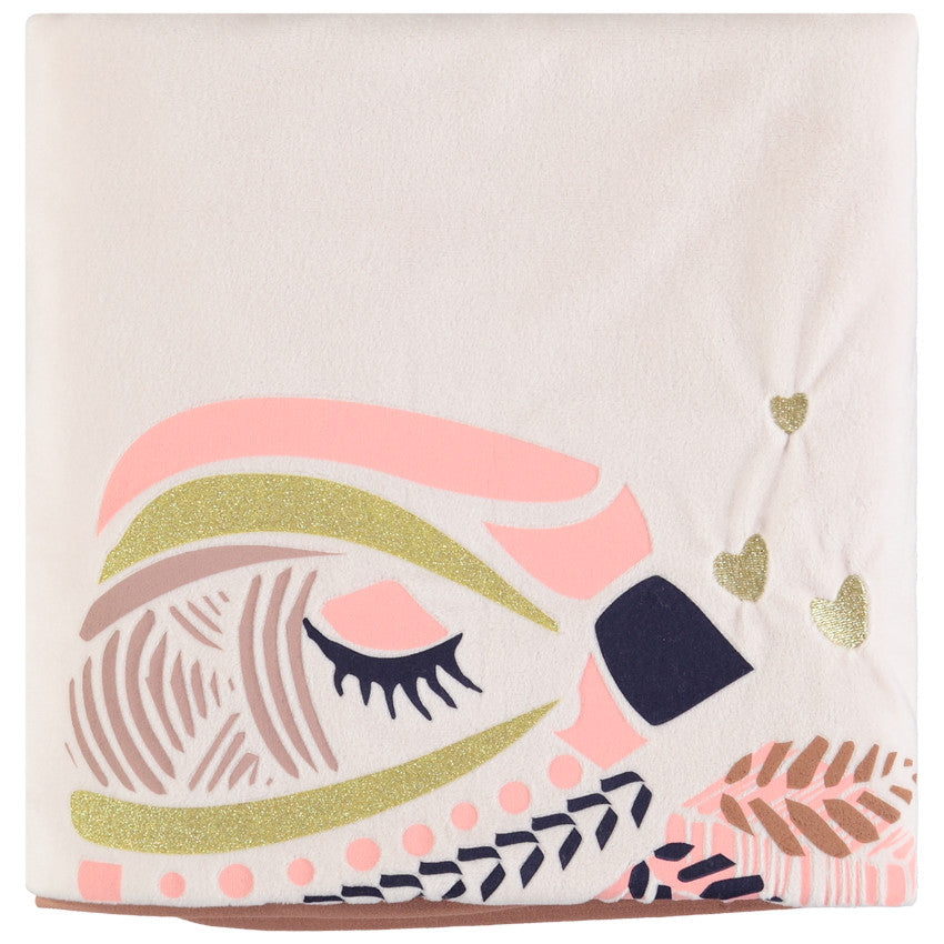 Couverture à motif oiseau pailleté - Prémaman