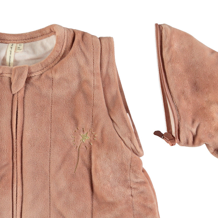 Gigoteuse manches longues amovibles en velours TOG 3 - Prémaman