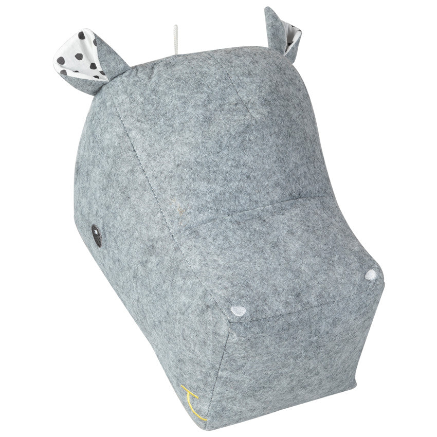 Novelty Hippopotamus Head Wall Mount - Maternity