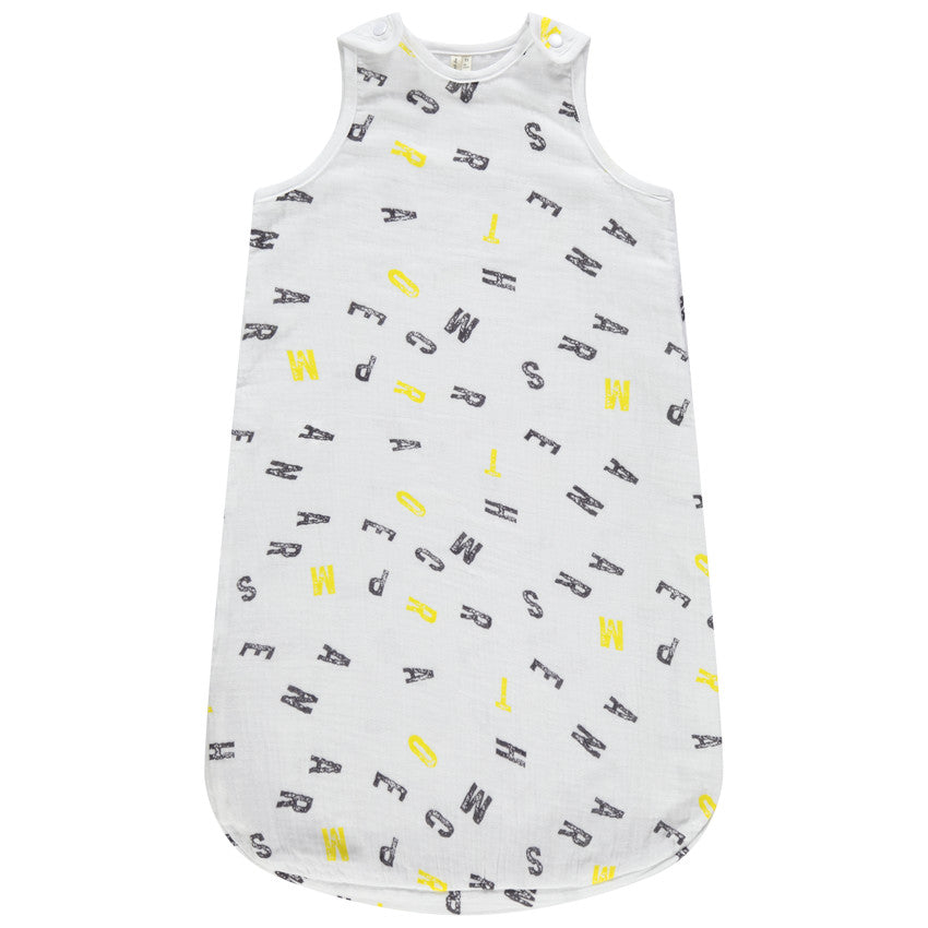 Sleeveless cotton muslin sleep bag TOG 0.5 - Prémaman