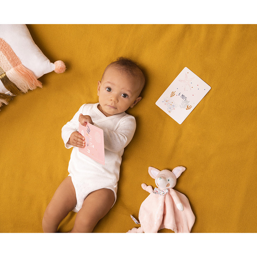 Cartes photo de naissance bébé fille x28 - Prémaman