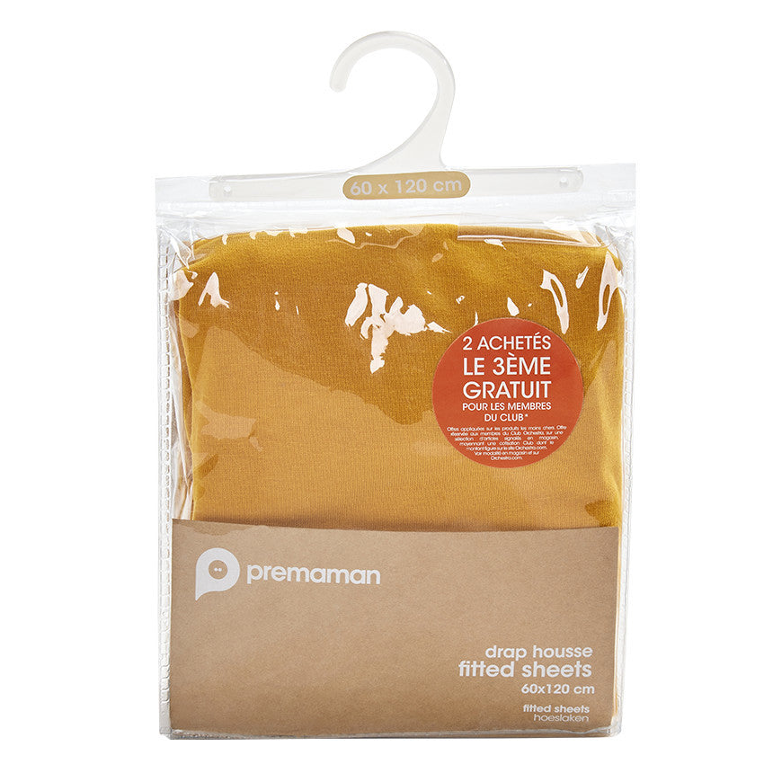 Drap housse en jersey 70 x 140 cm - Prémaman