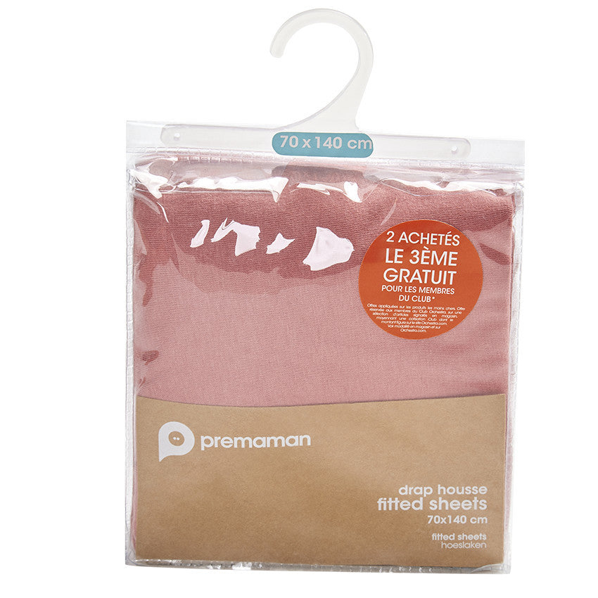Drap housse en jersey 70 x 140 cm - Prémaman