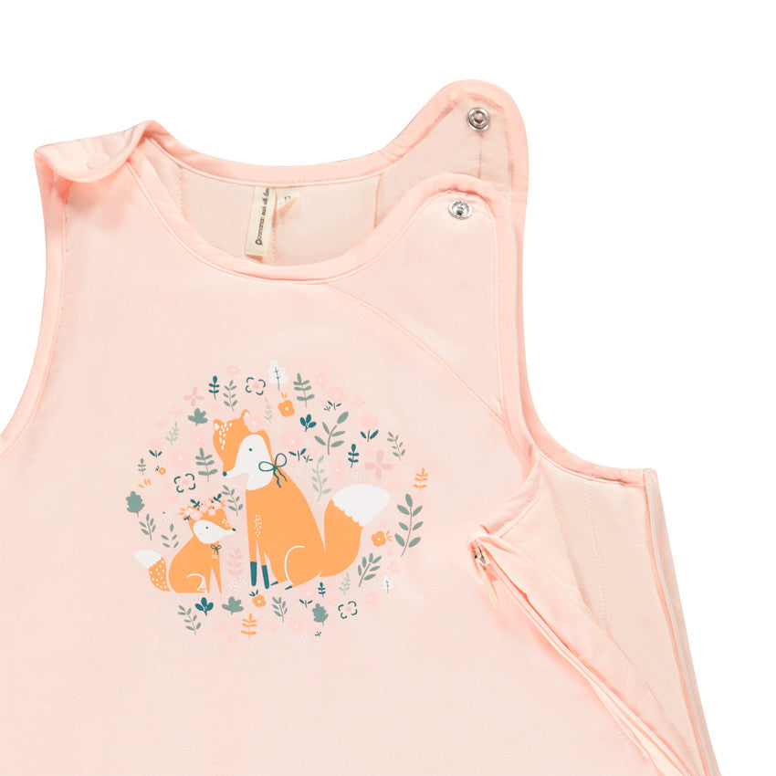 Gigoteuse sans manches en popeline TOG 2.5 imprimé Renard - Prémaman