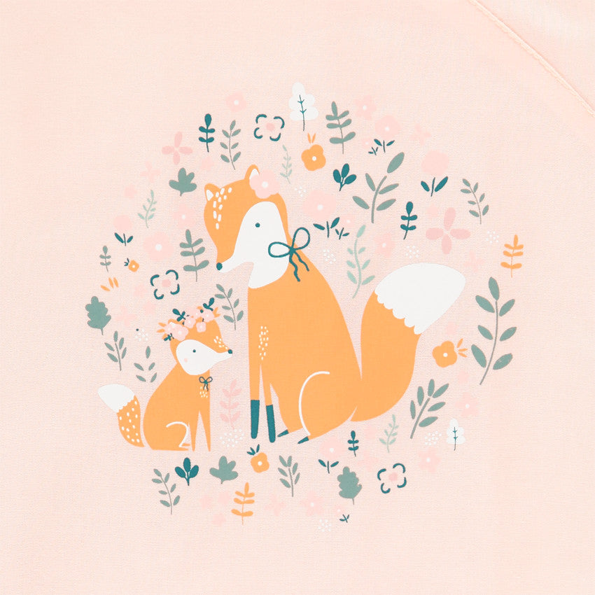 Gigoteuse sans manches en popeline TOG 2.5 imprimé Renard - Prémaman