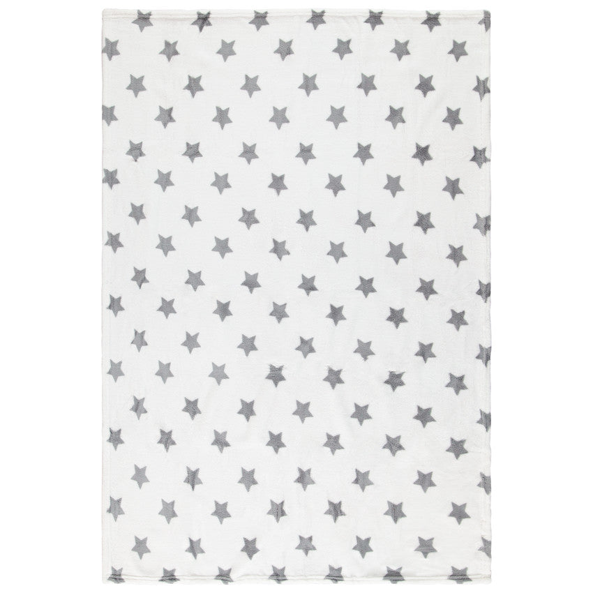 Star print sherpa blanket 80 x 115 cm - Prémaman