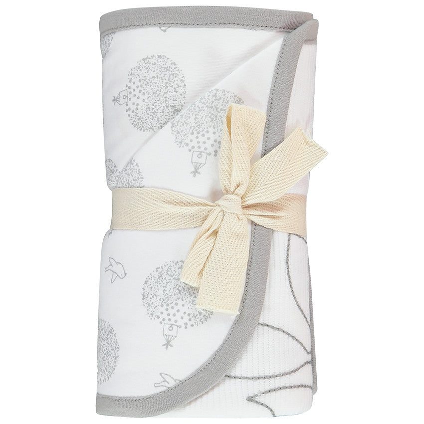 Couverture en jersey et ottoman 80x80 cm - Prémaman