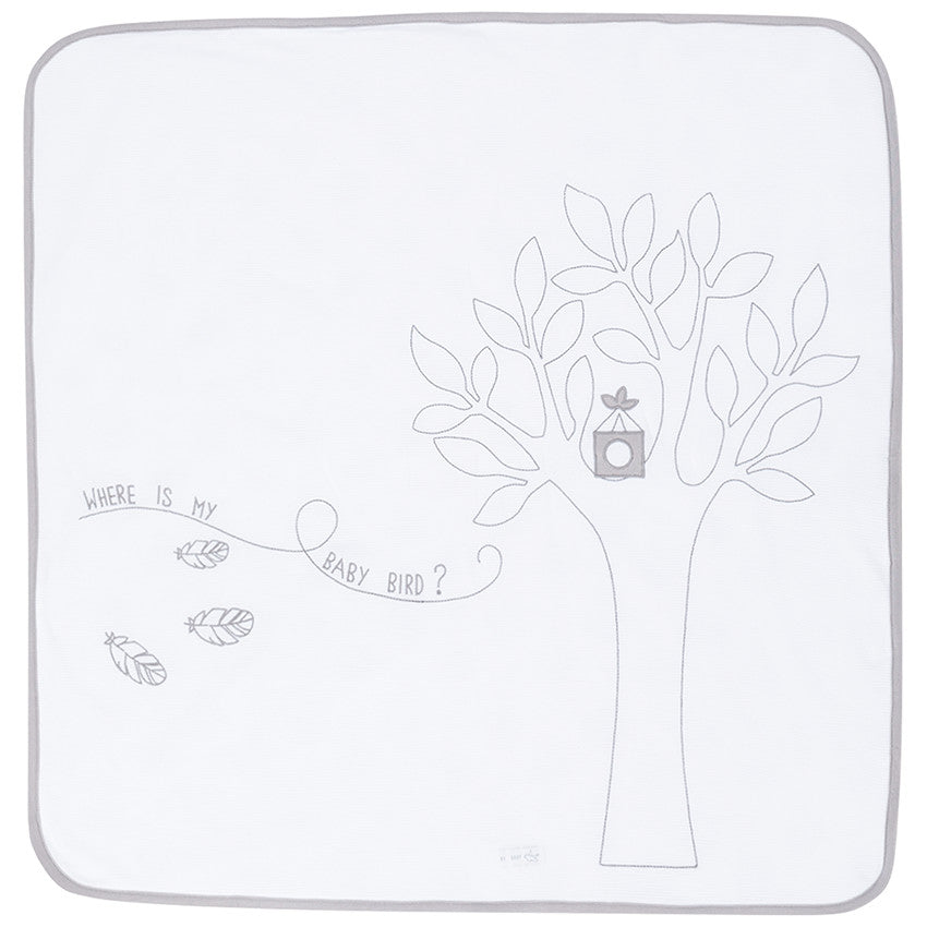 Jersey and ottoman blanket 80x80 cm - Maternity