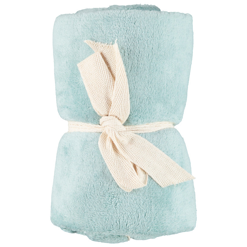 Couverture en sherpa unie 75 x 75 cm - Prémaman