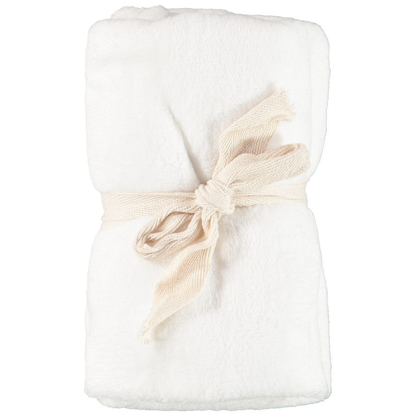 Couverture en sherpa unie 75 x 75 cm - Prémaman