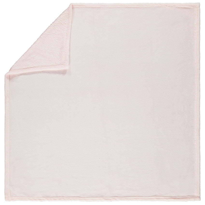 Couverture en sherpa unie 75 x 75 cm - Prémaman