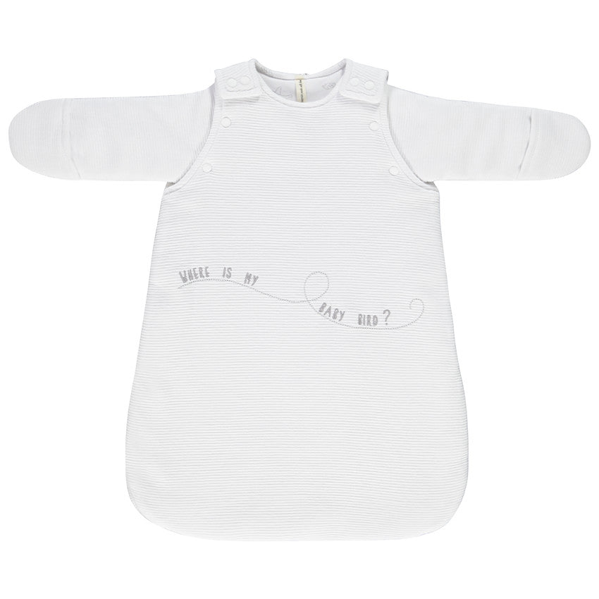 Special premature sleep bag with removable long sleeves, polyester with cotton lining, TOG 2 - Prémaman