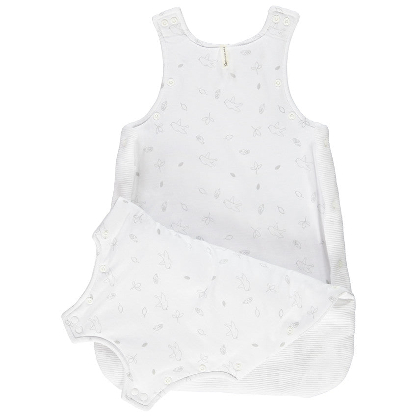 Gigoteuse spéciale prématuré à manches longues amovibles en polyester doublée coton TOG 2 - Prémaman