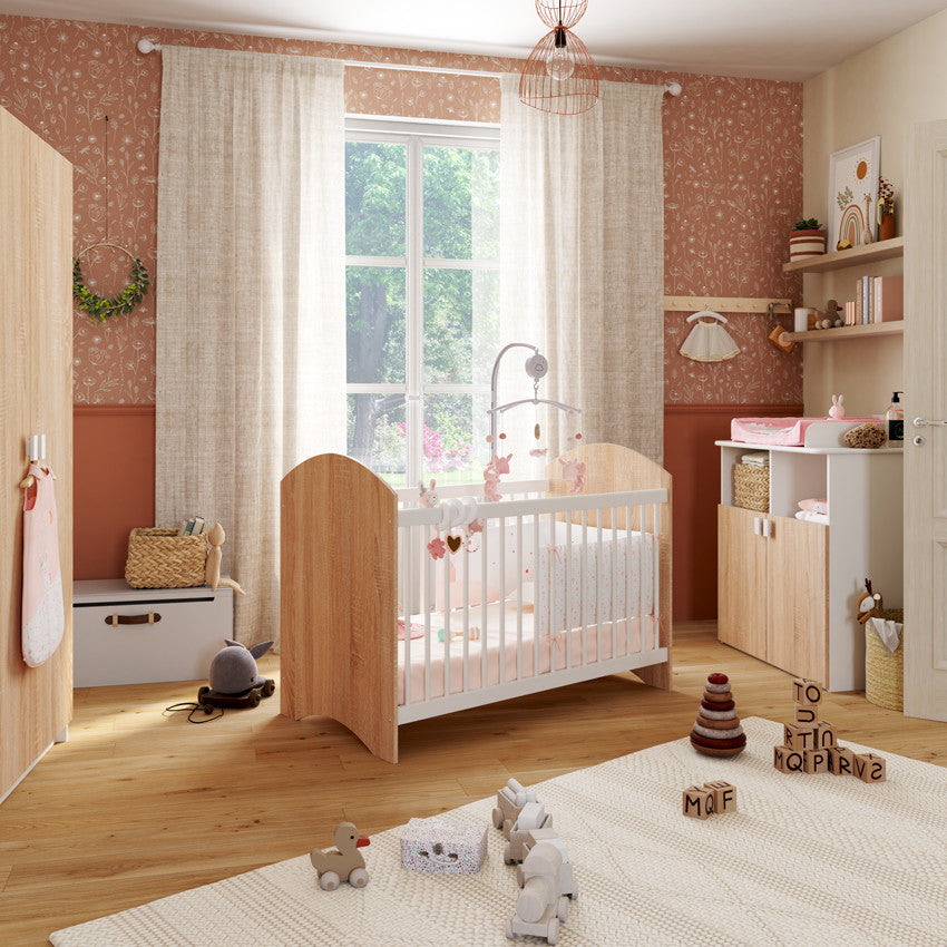 Tour de lit 3 pans Little princess - Prémaman