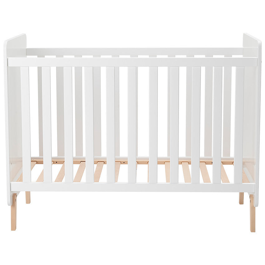 Lit bébé à barreaux en bois Noah 60x120 cm - Prémaman
