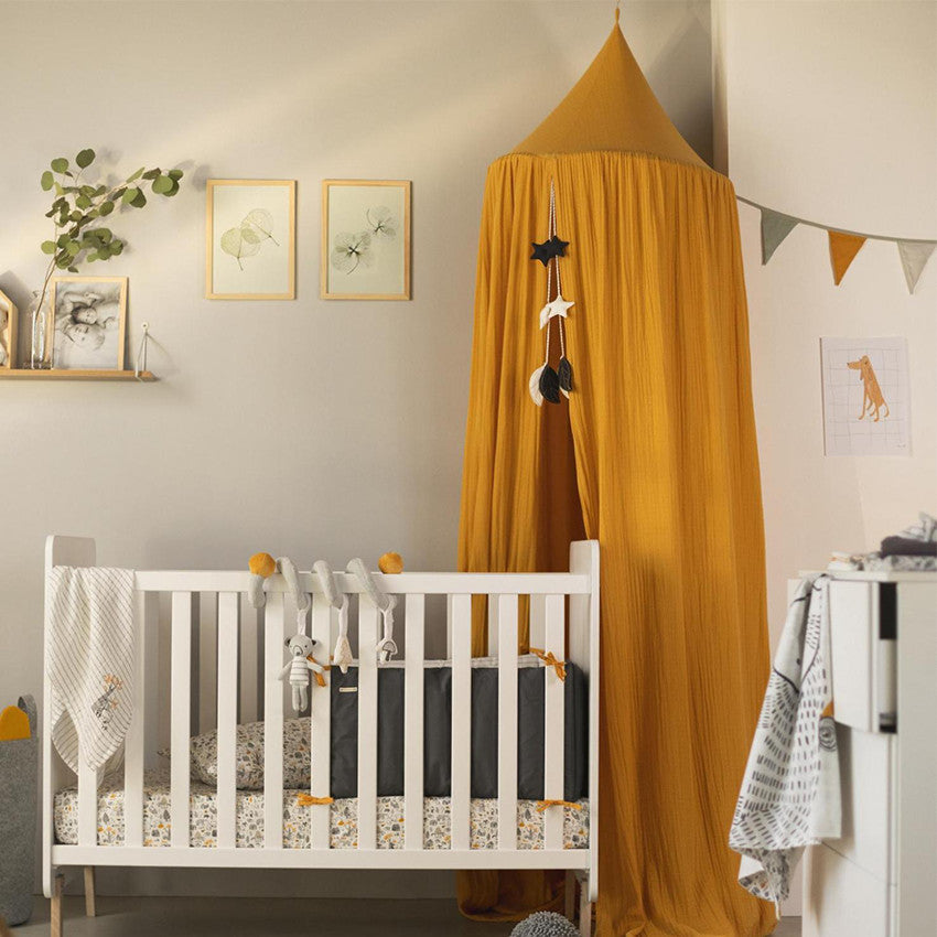 Lit bébé à barreaux en bois Noah 60x120 cm - Prémaman