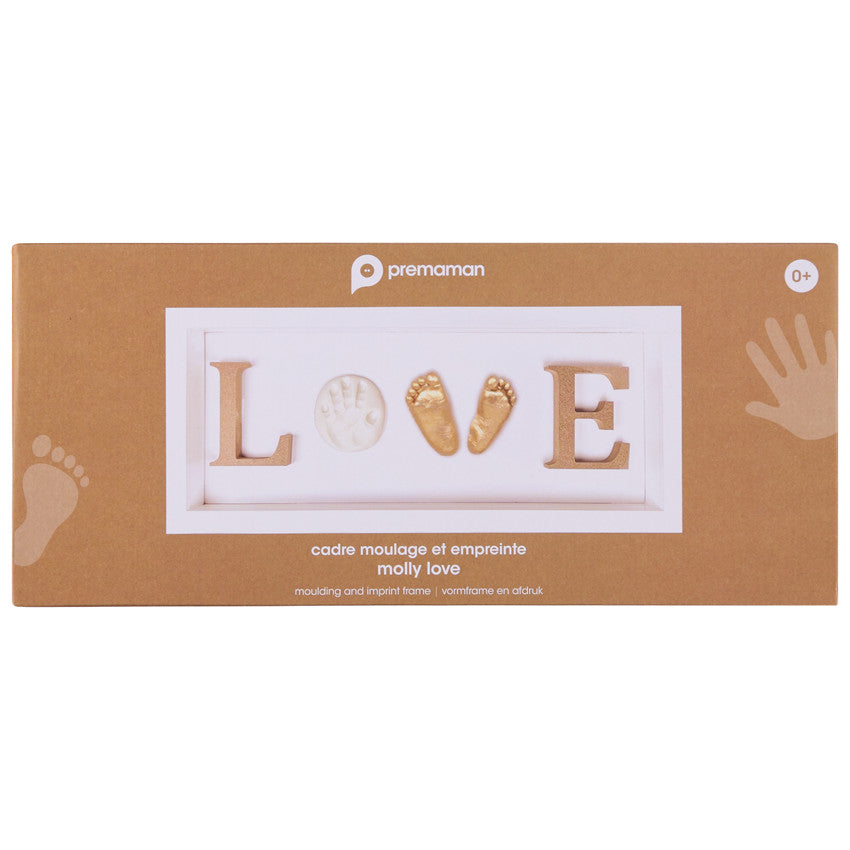 Cadre love + moulage et empreinte cadre - Prémaman