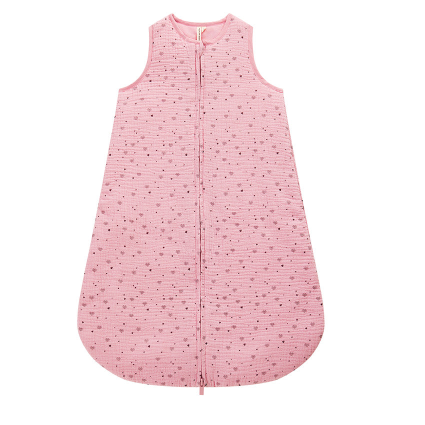 Gigoteuse TOG 2 imprimé cœurs en gaze de coton - Prémaman