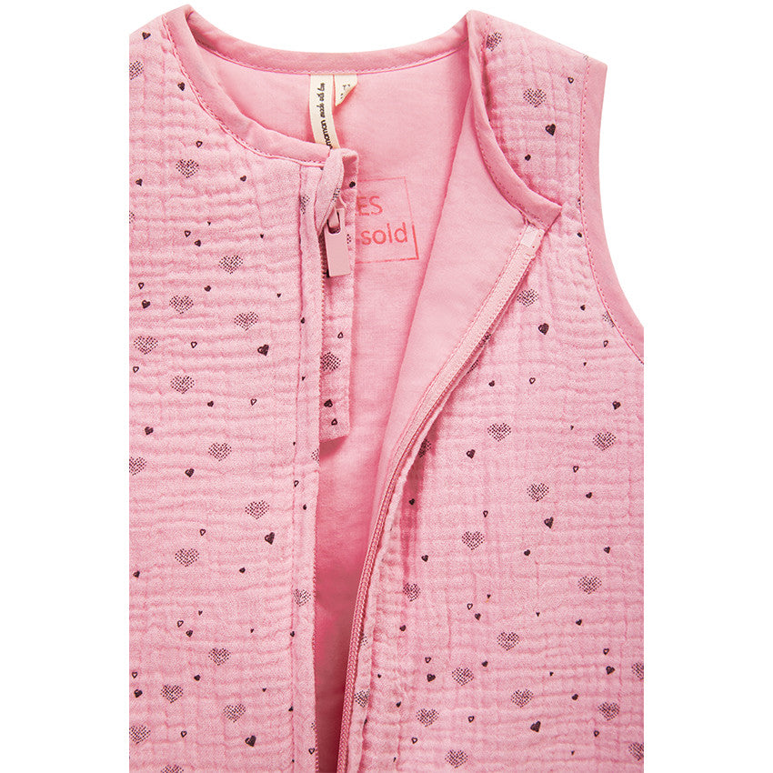 Gigoteuse TOG 2 imprimé cœurs en gaze de coton - Prémaman