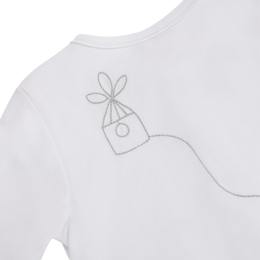 Dors-bien interlock motif oiseau pour bébé fille - Prémaman