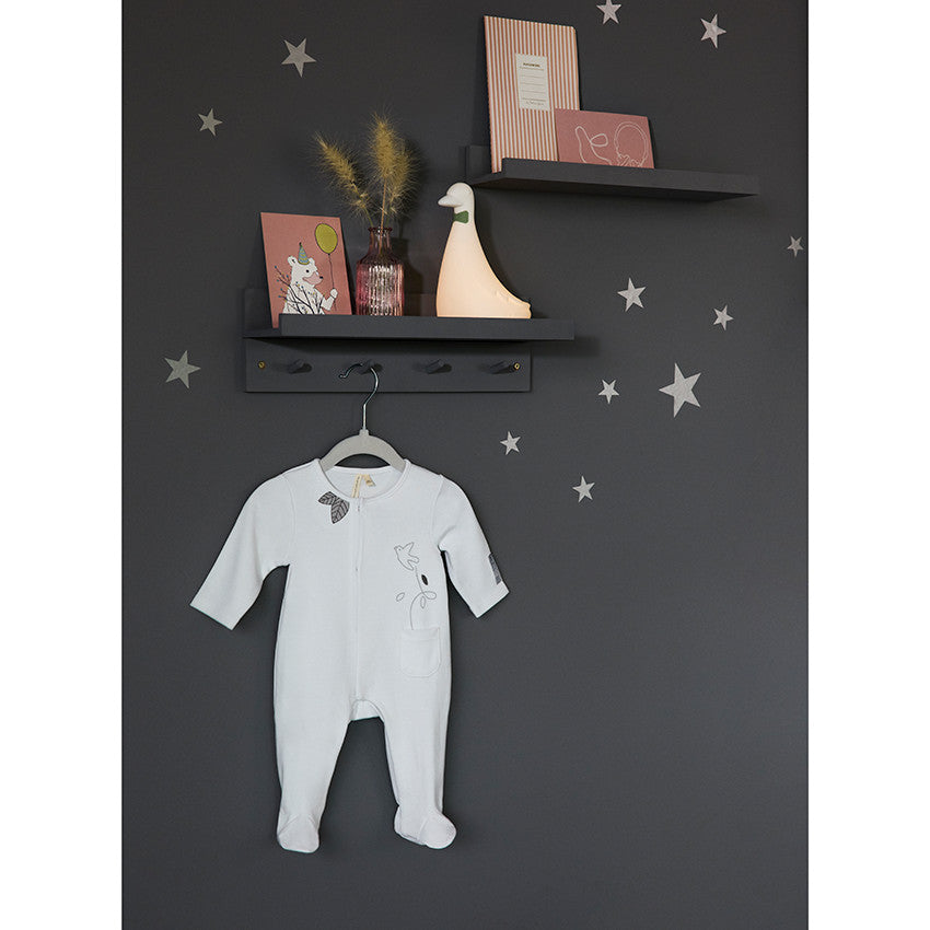Dors-bien interlock motif oiseau pour bébé fille - Prémaman