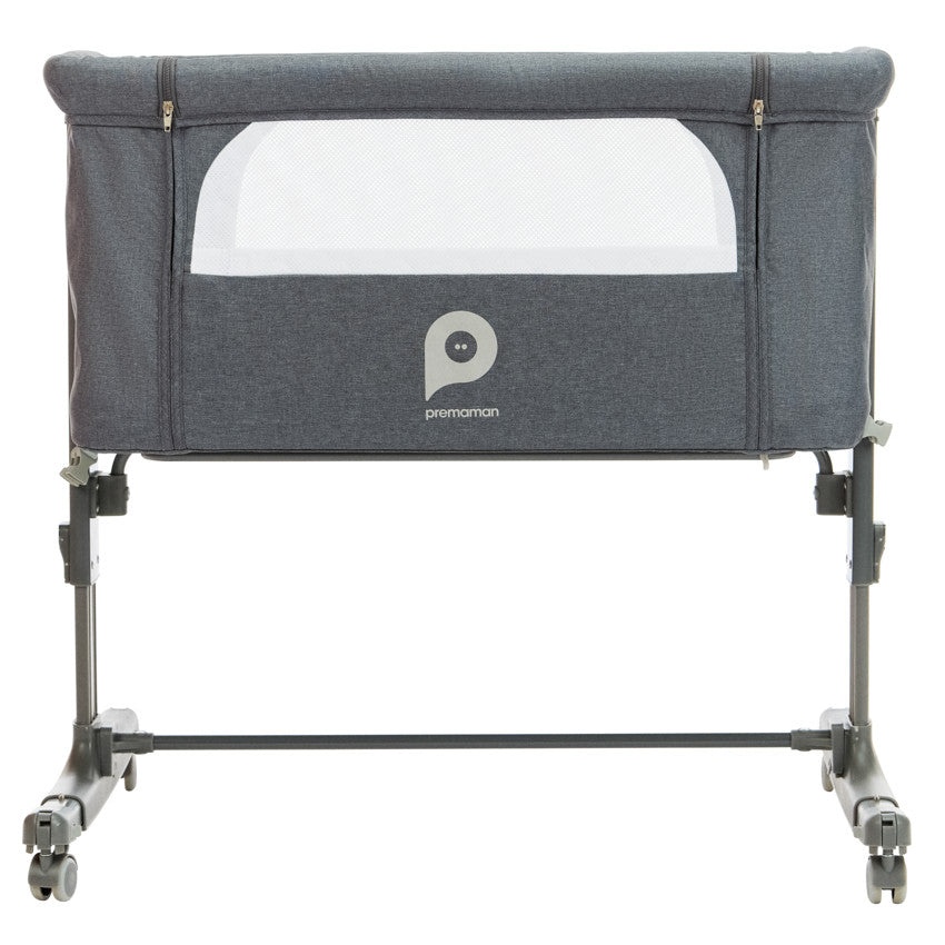 Berceau cododo à roulettes Bisoo gris - Prémaman