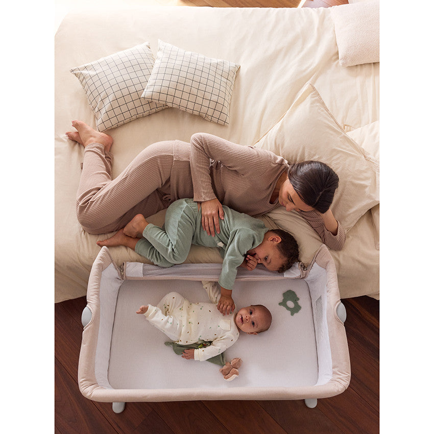 Calinoo 2.0 Co-sleeper Crib Beige - Prémaman