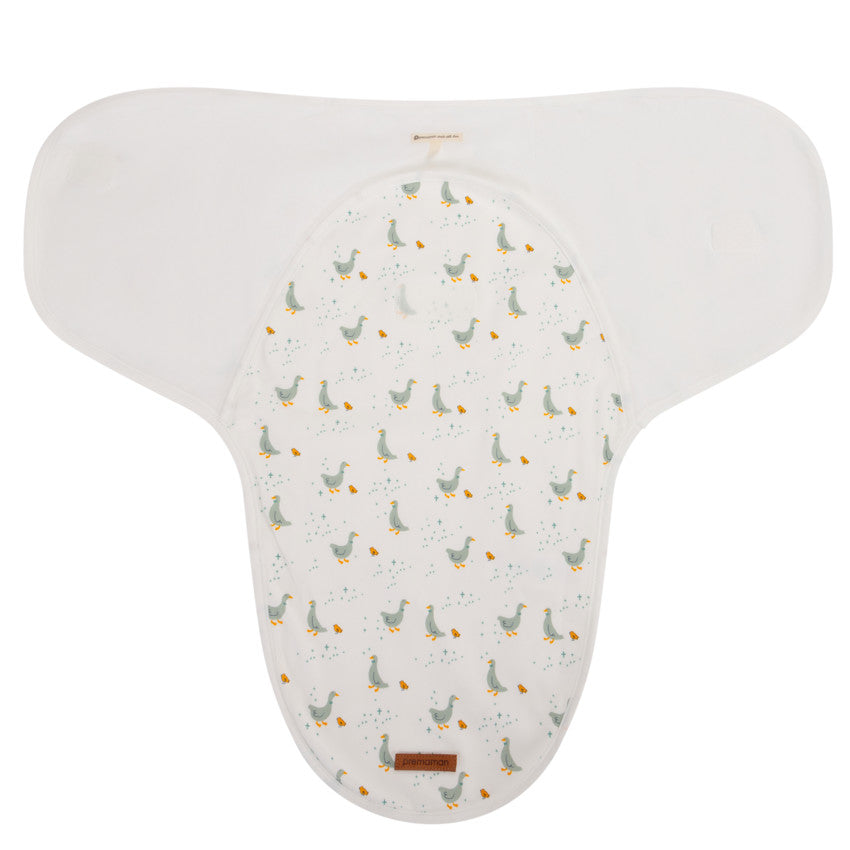Printed geese swaddle blanket - Prémaman