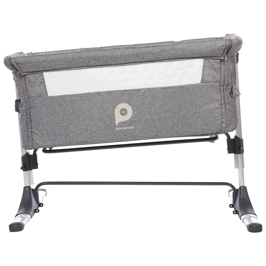 Calinoo Grey Co-Sleeper Bassinet - Prémaman