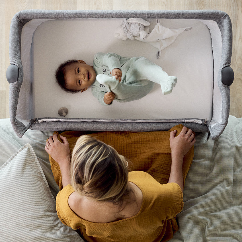 Berceau cododo Calinoo gris - Prémaman