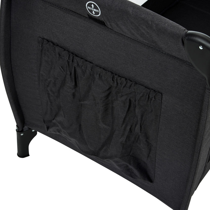 Lit de voyage avec accessoires Top All In noir - Prémaman