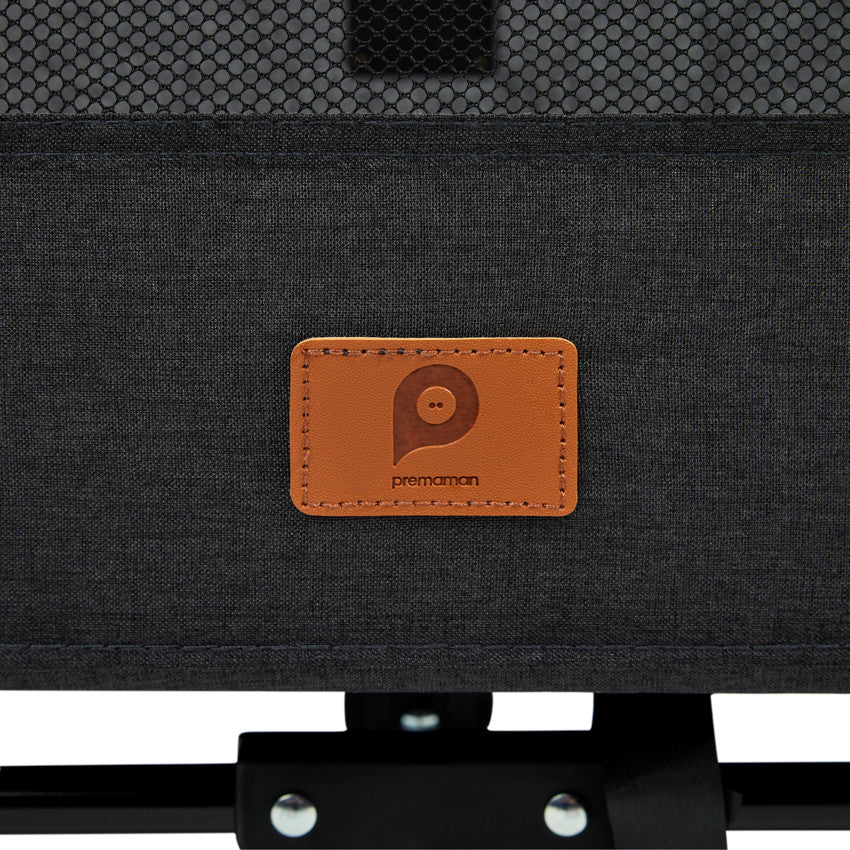 Lit de voyage avec accessoires Top All In noir - Prémaman