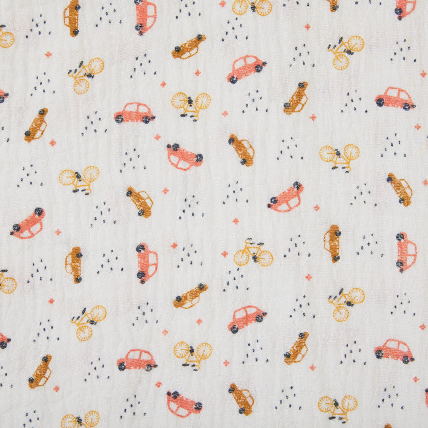 Gigoteuse sans manches TOG 1 imprimé voitures/vélos T3 - Prémaman