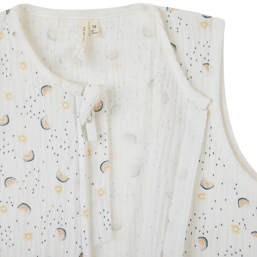 Gigoteuse sans manches TOG 0.5 imprimé arcs-en-ciel T3 - Prémaman