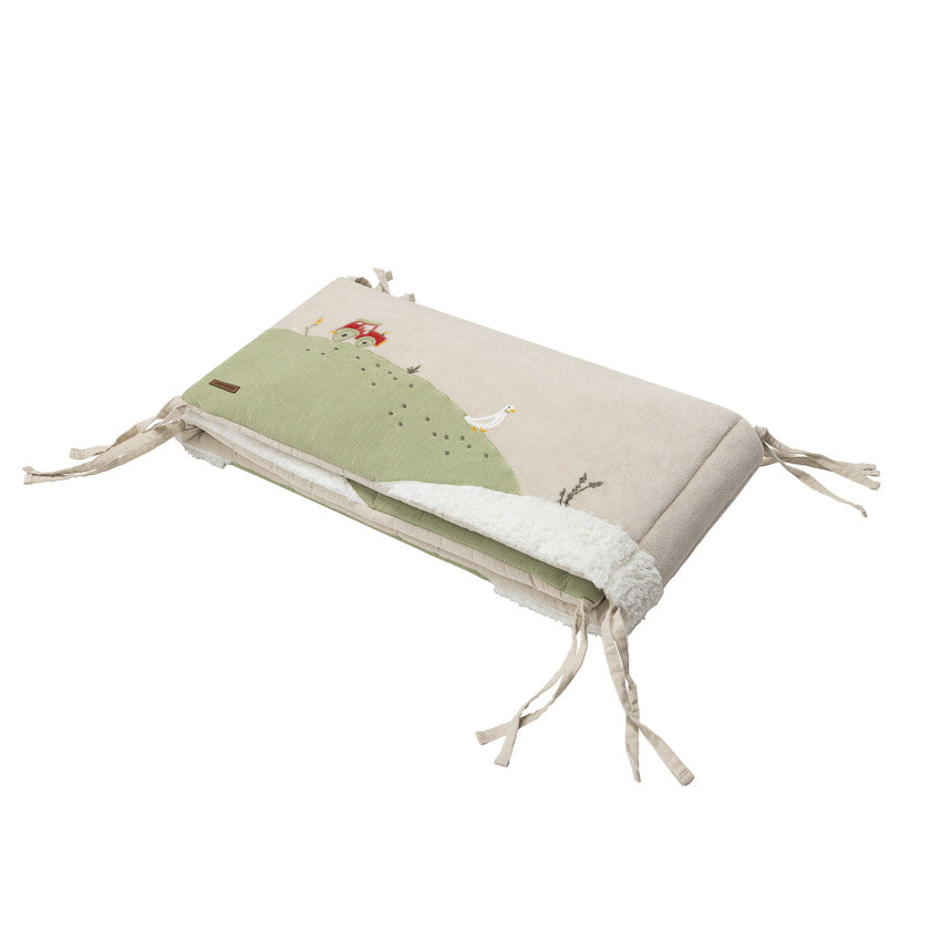 Tour de lit 3 pans en velours La vie à la Ferme - Prémaman