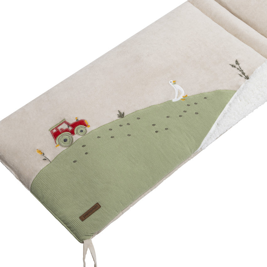 Tour de lit 3 pans en velours La vie à la Ferme - Prémaman