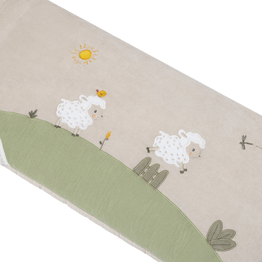 Tour de lit 3 pans en velours La vie à la Ferme - Prémaman