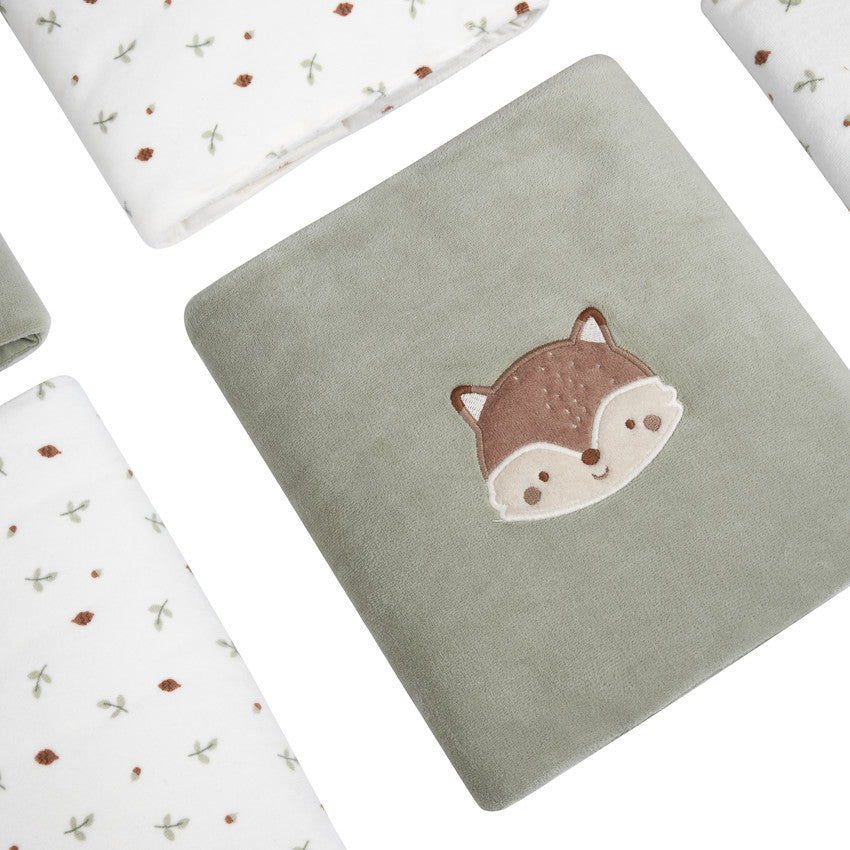 Lot de 6 protèges-barreaux scratchés Roi des Forêts - Prémaman