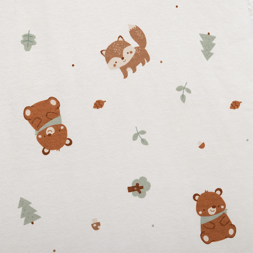 Gigoteuse TOG 3 en jersey imprimé animaux 18-36M Roi des Forêts écru - Prémaman