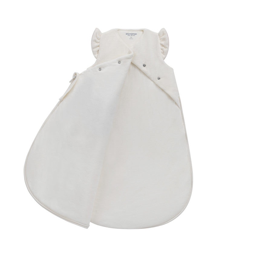 Gigoteuse sans manches TOG 3 en velours Little Deer écru - Prémaman