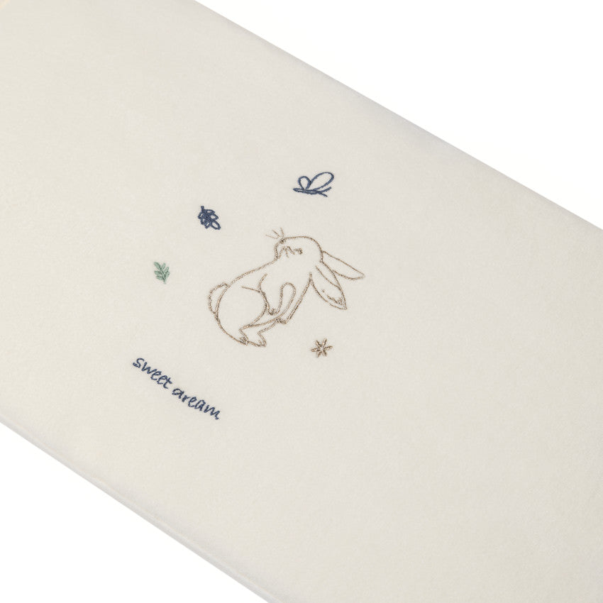 Tour de lit 3 pans en velours Little Deer écru - Prémaman