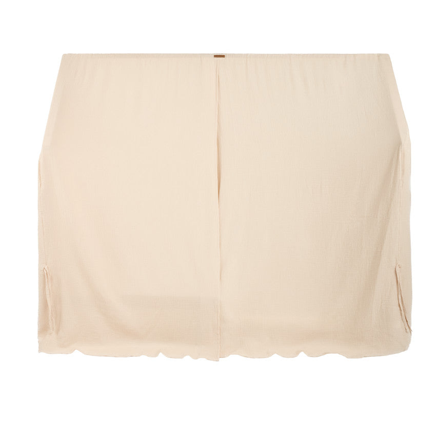 Toile en gaze de coton pour lit Premissori vert - Prémaman
