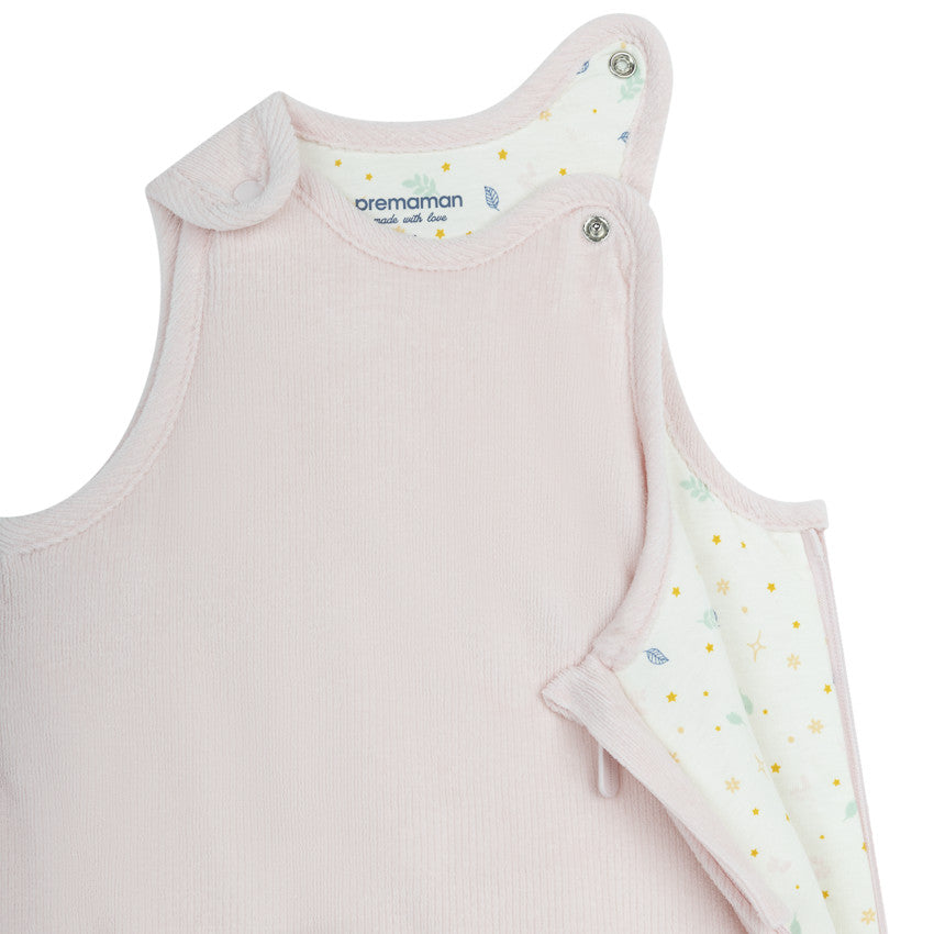 Gigoteuse sans manches T3 en velours côtelé TOG 3.5 rose - Prémaman