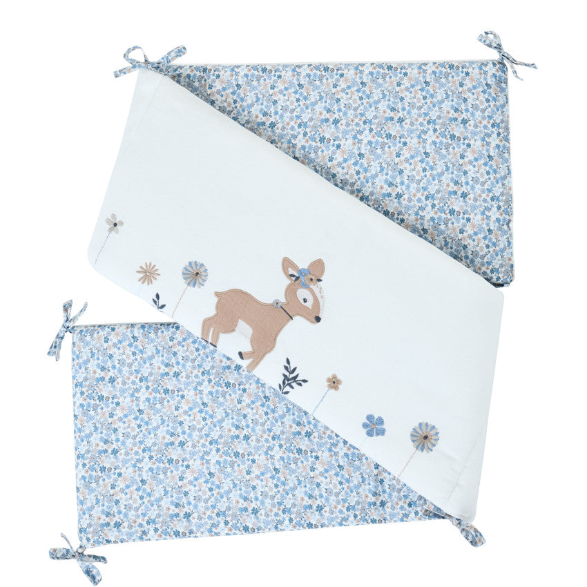 Tiny Flowers Cot Bumper - Prémaman